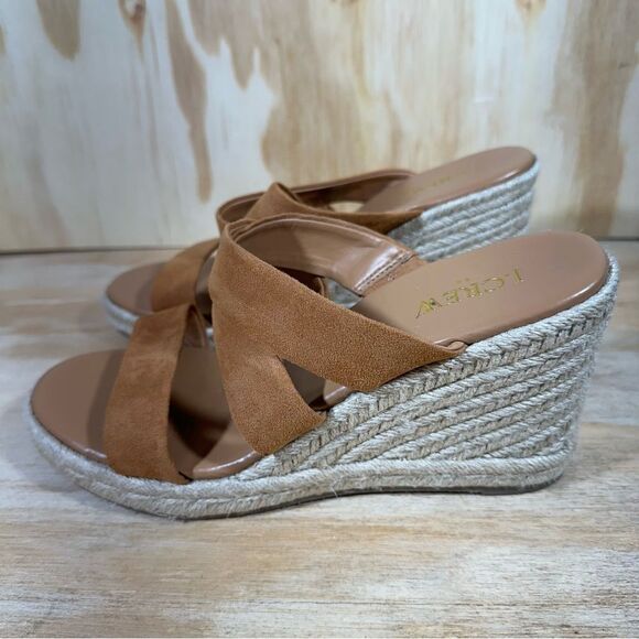 J Crew Wedge Sandals Women’s Size 8 - Picture 1 of 8